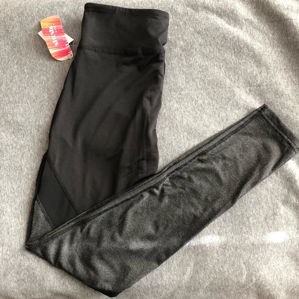 NWT black/gray leggings